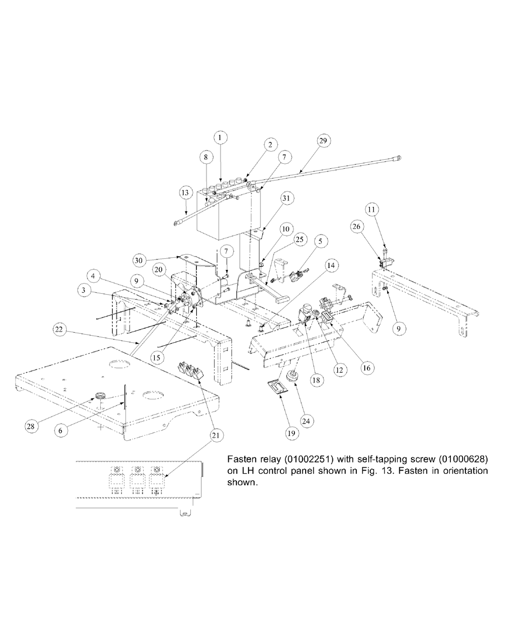 Electrical Assembly Kawasaki Diagram and Parts List for M54-KW 53AB5DBW150-23-HP Cub Cadet Lawn Tractor